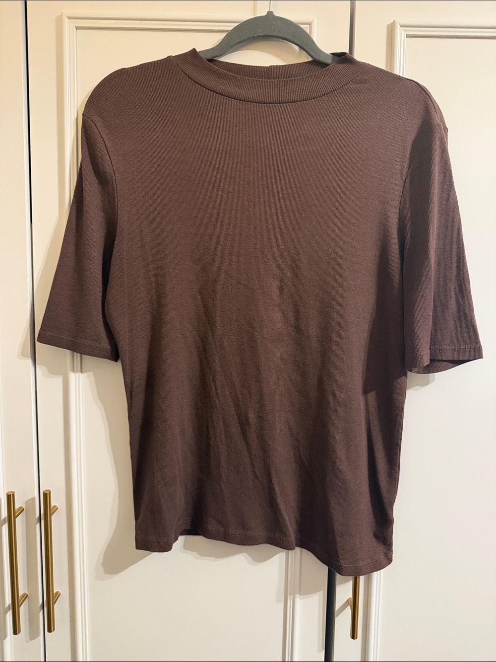 a new day Brown Short-Sleeve Crewneck Tee